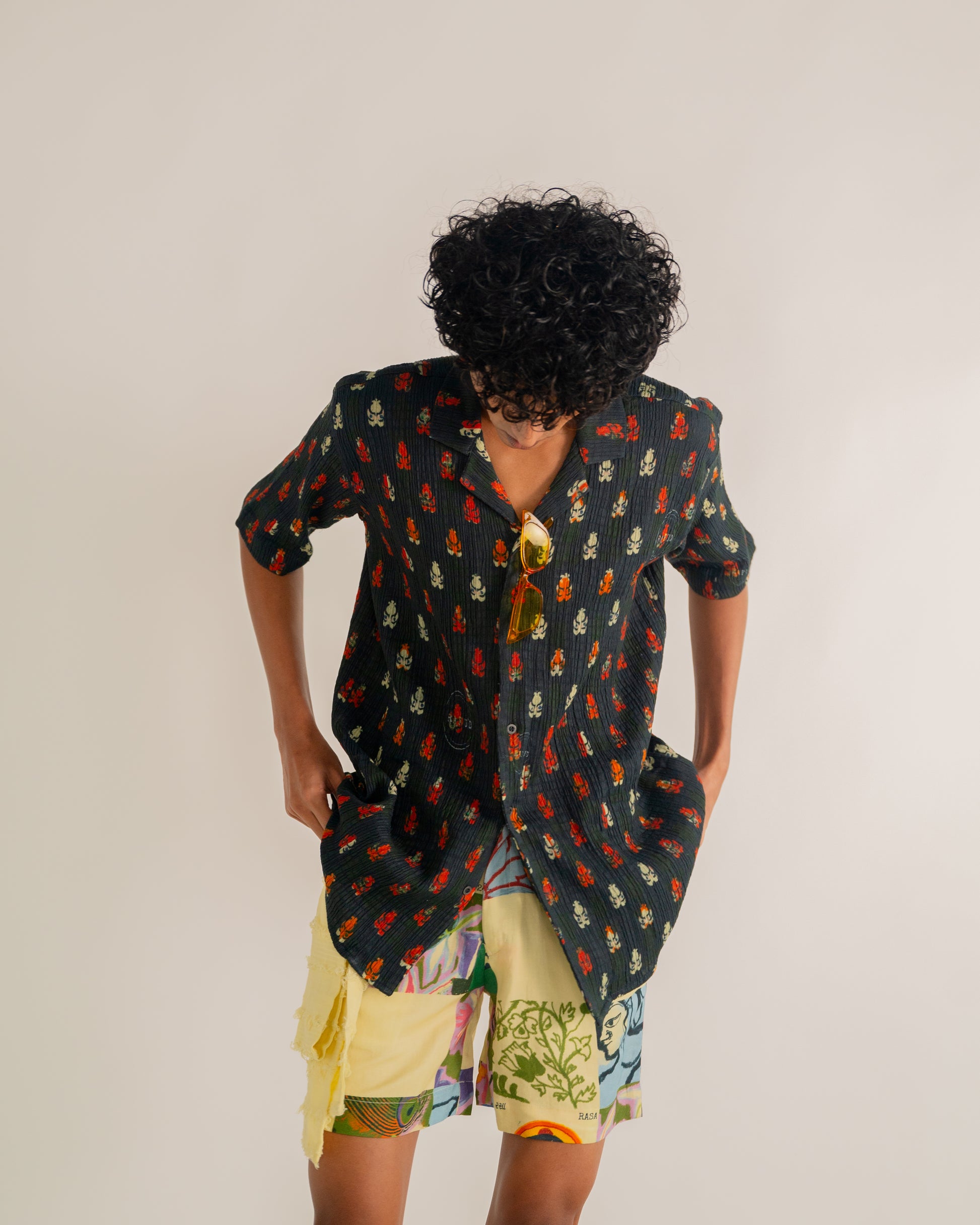 sustainable fabric, artisanal clothes, one of a kind clothes, colourful.