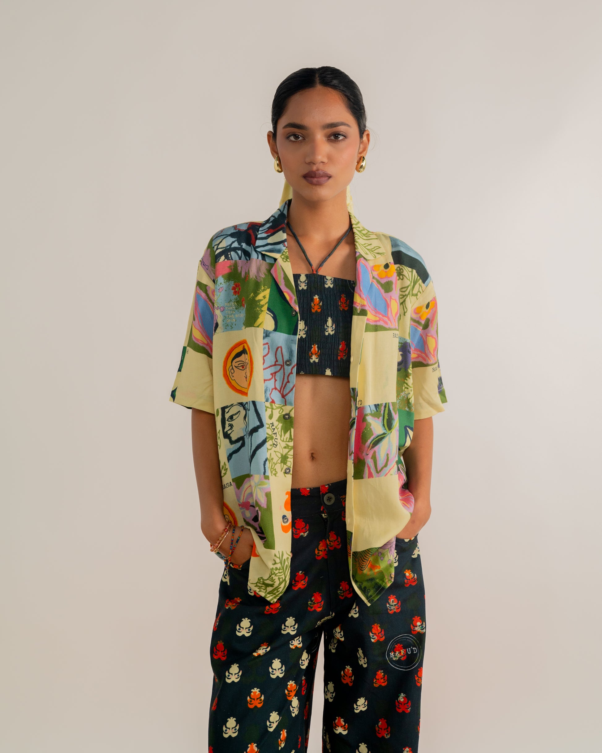 sustainable fabric, artisanal clothes, one of a kind clothes, colourful.