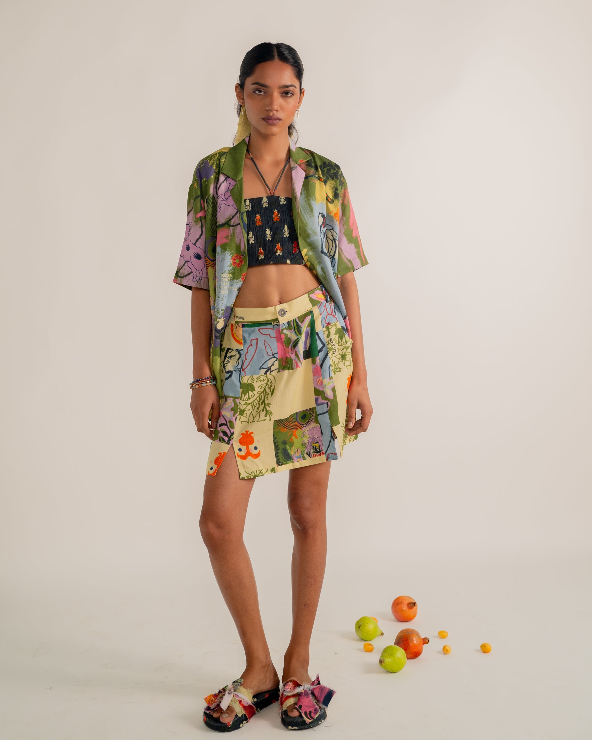 sustainable fabric, artisanal clothes, one of a kind clothes, colourful.