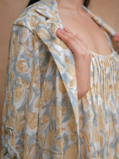 Summer linen blazer