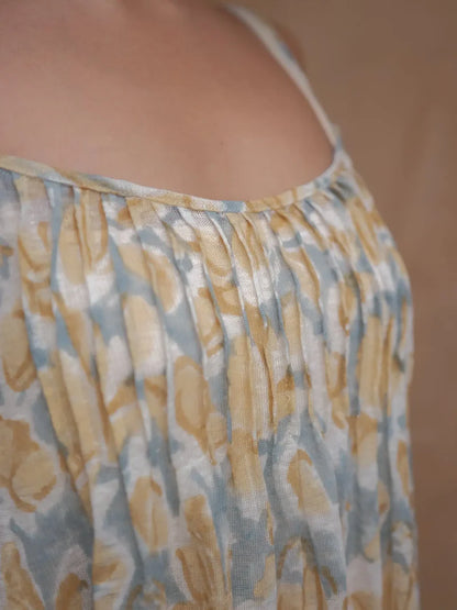 Linen slip dress