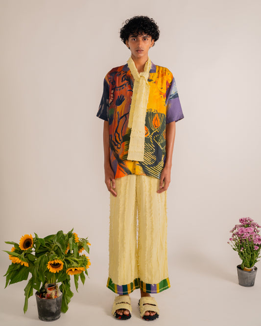 sustainable fabric, artisanal clothes, one of a kind clothes, colourful.