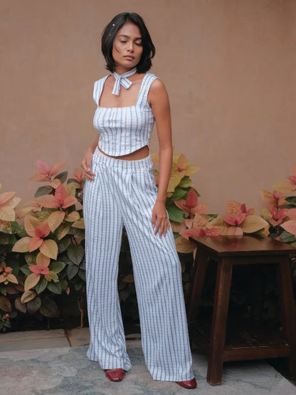 Divy double waist band trousers