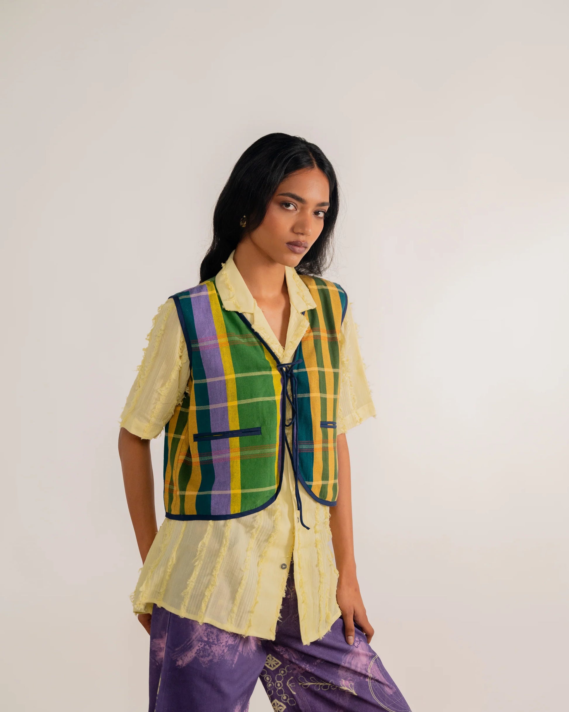 sustainable fabric, artisanal clothes, one of a kind clothes, colourful.